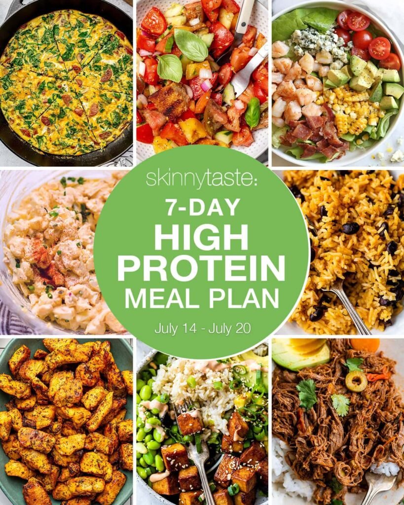 7 Day High Protein Diet Meal Plan
