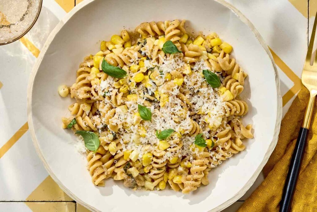 Brown Butter Corn Pasta