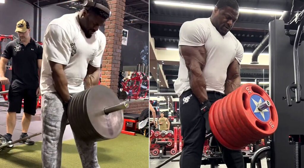 Andrew Jacked Eyes Redemption at 2025 Mr. Olympia Using Landmine Row Training