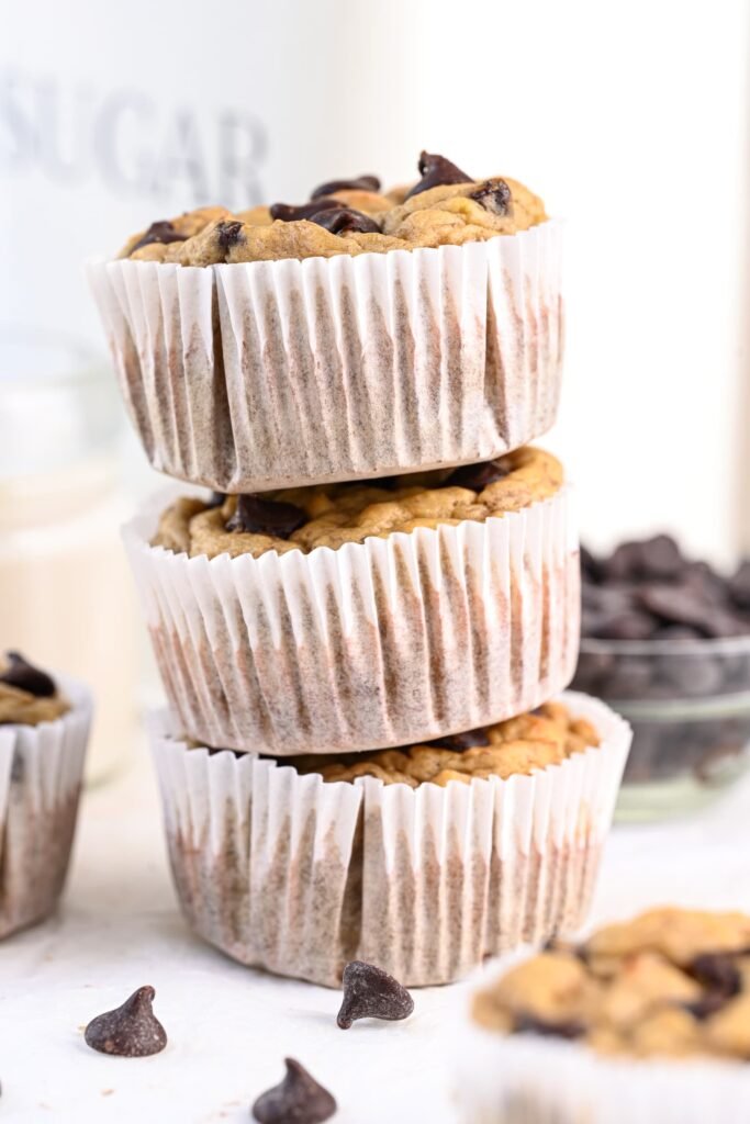 Flourless Banana Protein Muffins {8g Protein}