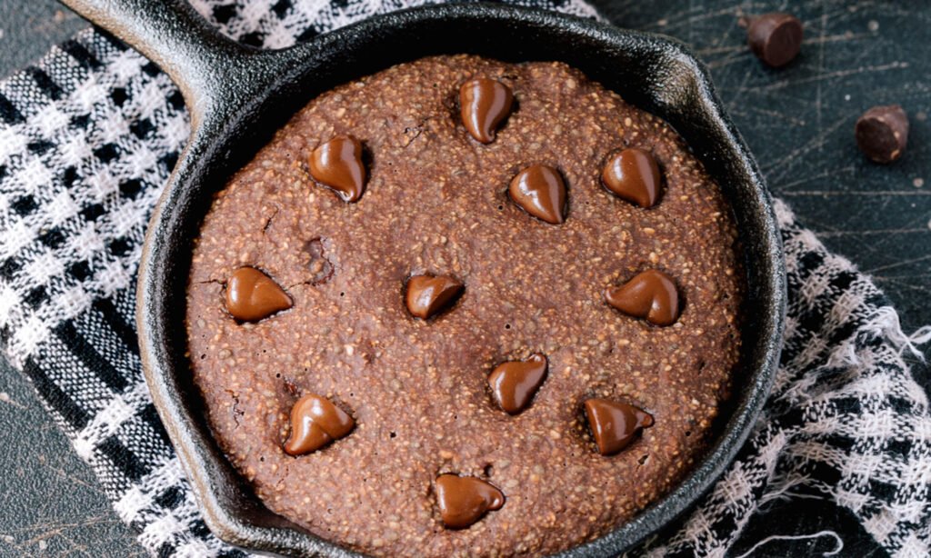 Need A Sweet Treat? Try This Gooey, Protein-Packed Chocolate Chip Skillet
