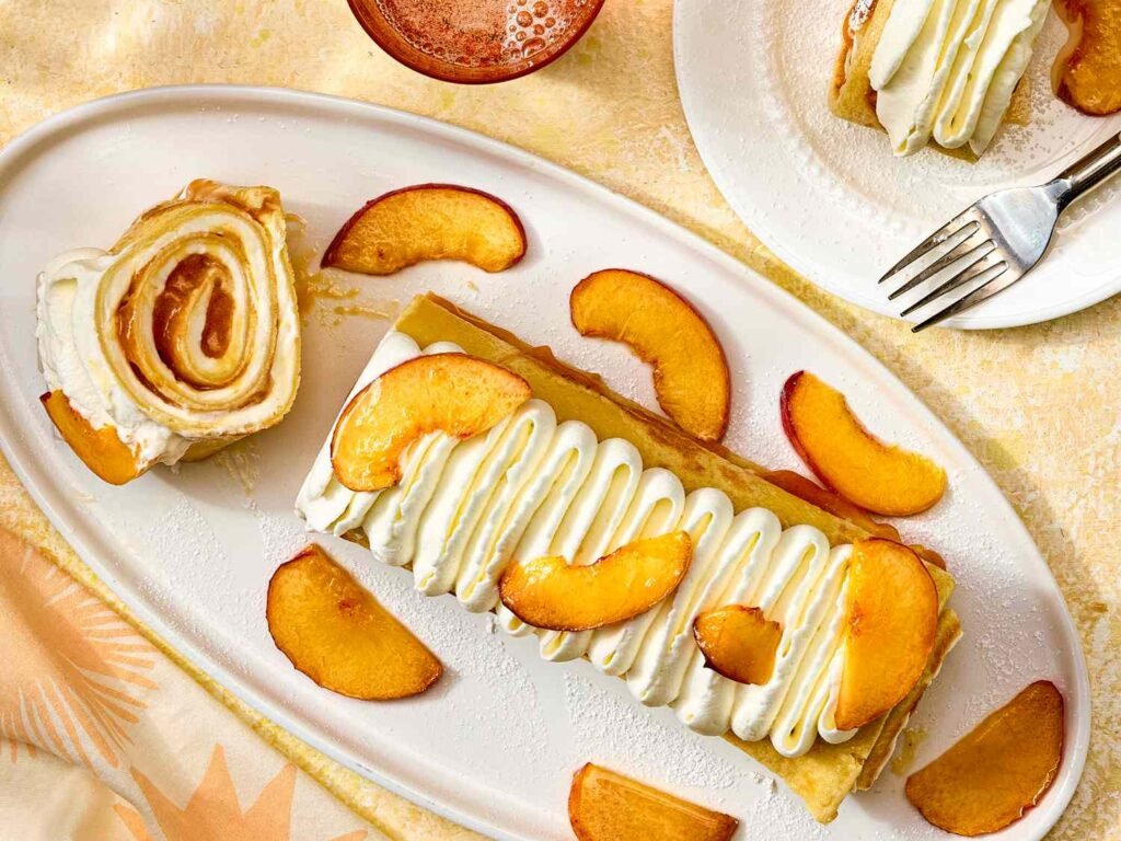 This Easy Peaches and Cream Dessert Is Summer in a Slice