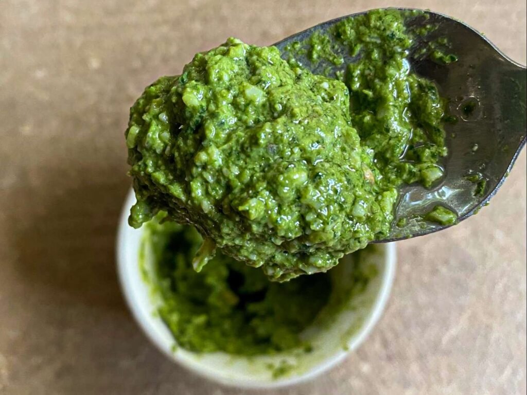 We Tried Every Trick to Keep Pesto Green—This Is the Best Method