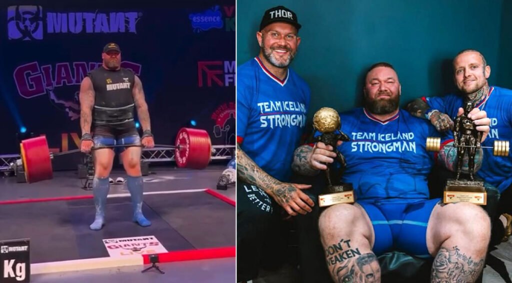 Hafþór Júlíus Björnsson Deadlifts 1,124 Pound Record Then Wins Strongman Open 2025