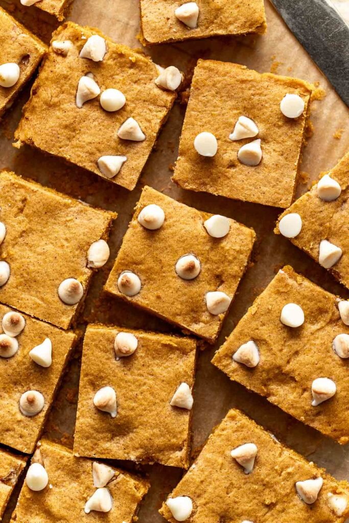 Pumpkin Blondies
