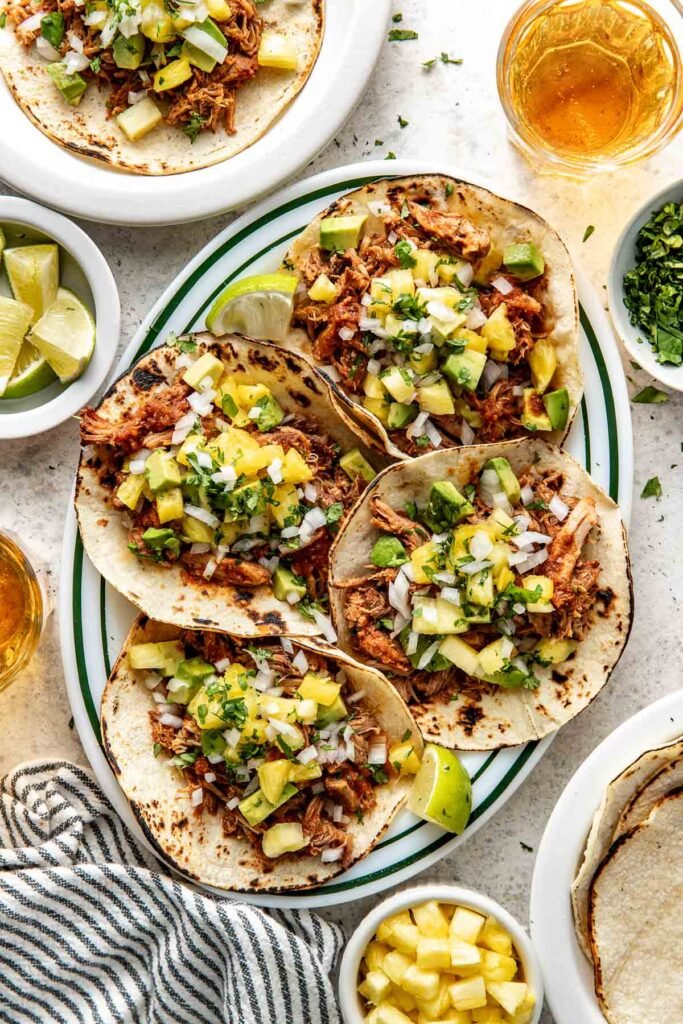 Slow Cooker Tacos Al Pastor