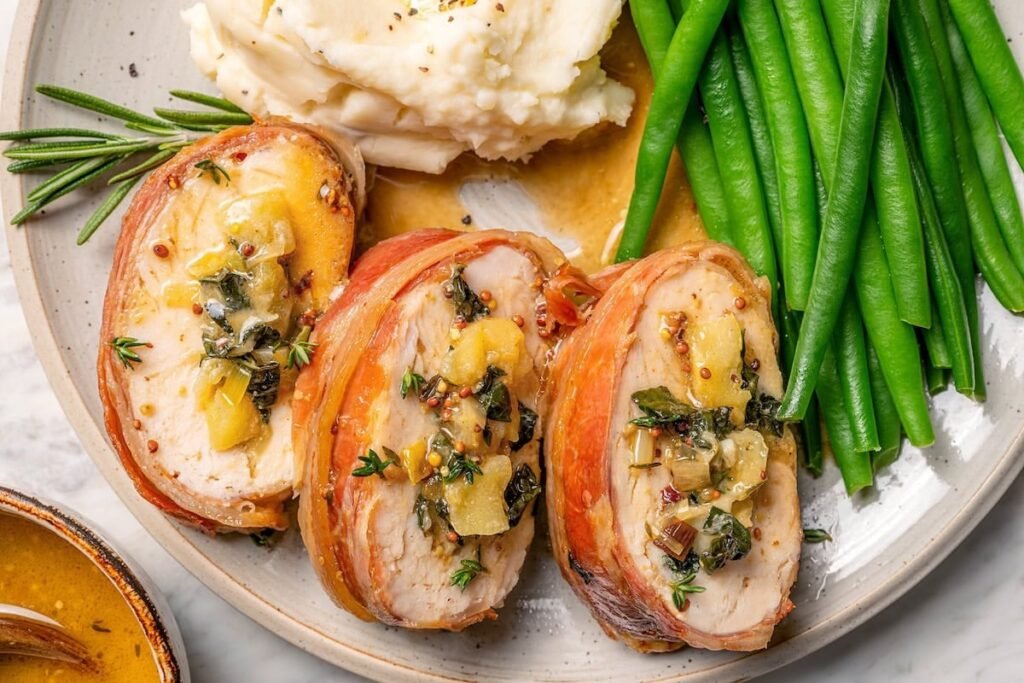Prosciutto Wrapped Stuffed Turkey Tenderloin Recipe Prosciutto Wrapped Stuffed Turkey Tenderloin Recipe