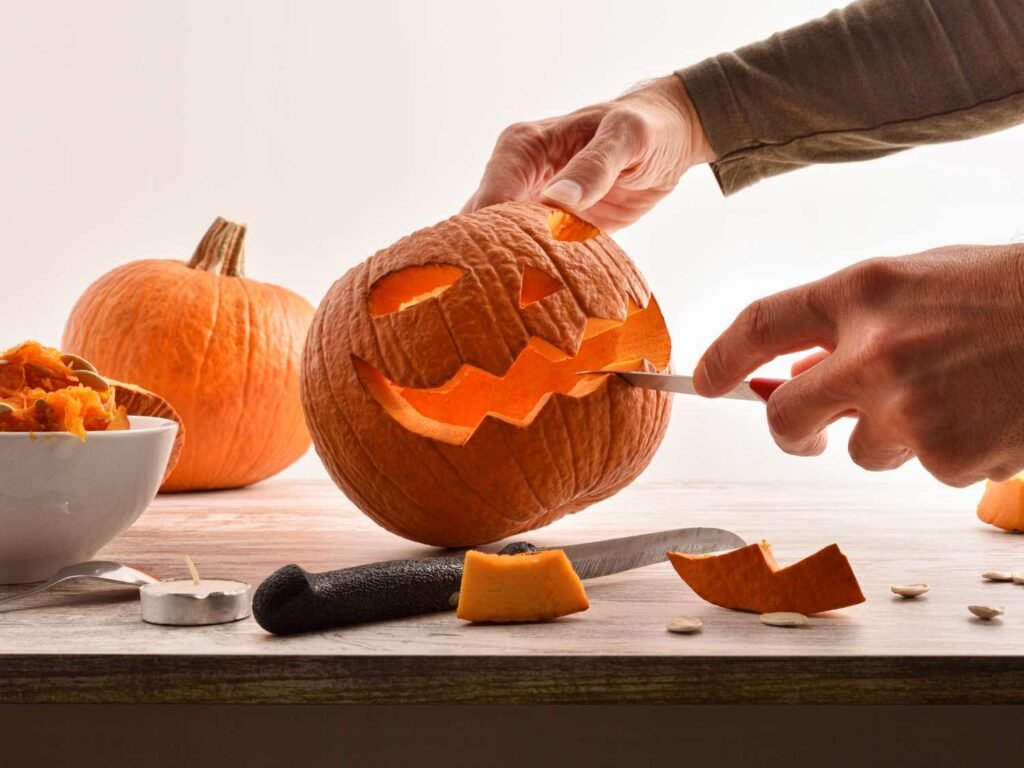 Stop Hacking at Your Pumpkin—This Chef Trick Makes Carving Safer and Cleaner