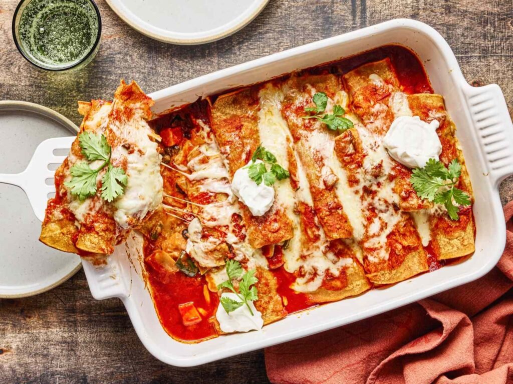 These Cheesy Enchiladas Are My Ultimate Vegetarian Comfort Food
