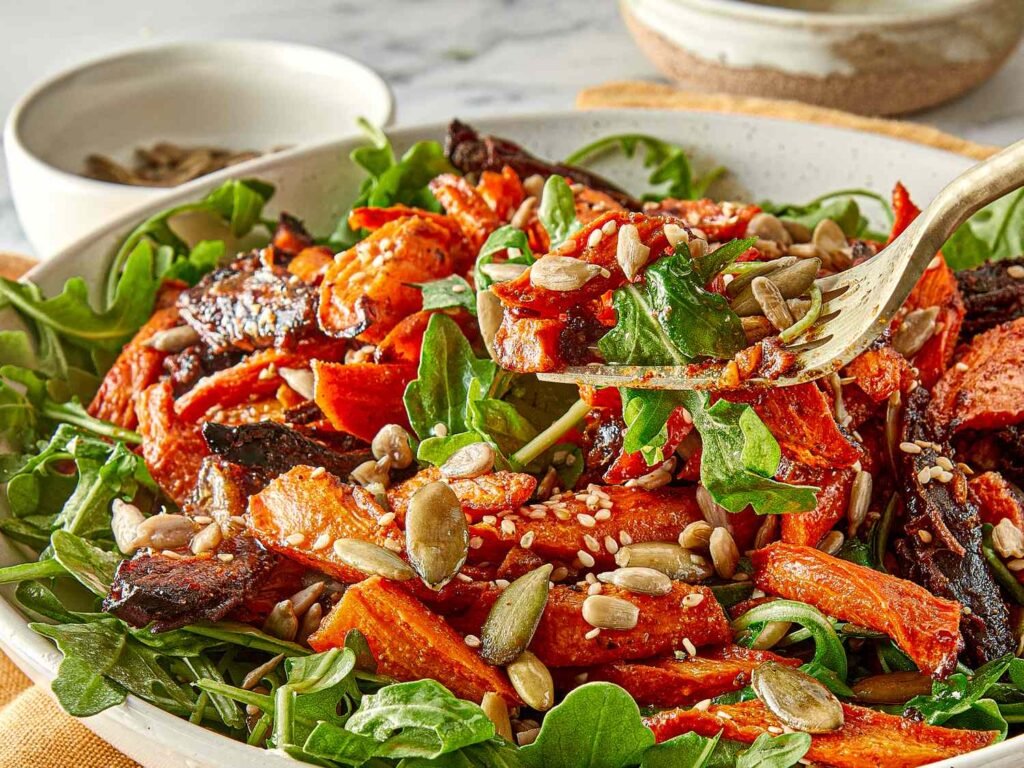 Moroccan Roasted Carrot and Date Salad With Honey Dressing Moroccan Roasted Carrot and Date Salad With Honey Dressing