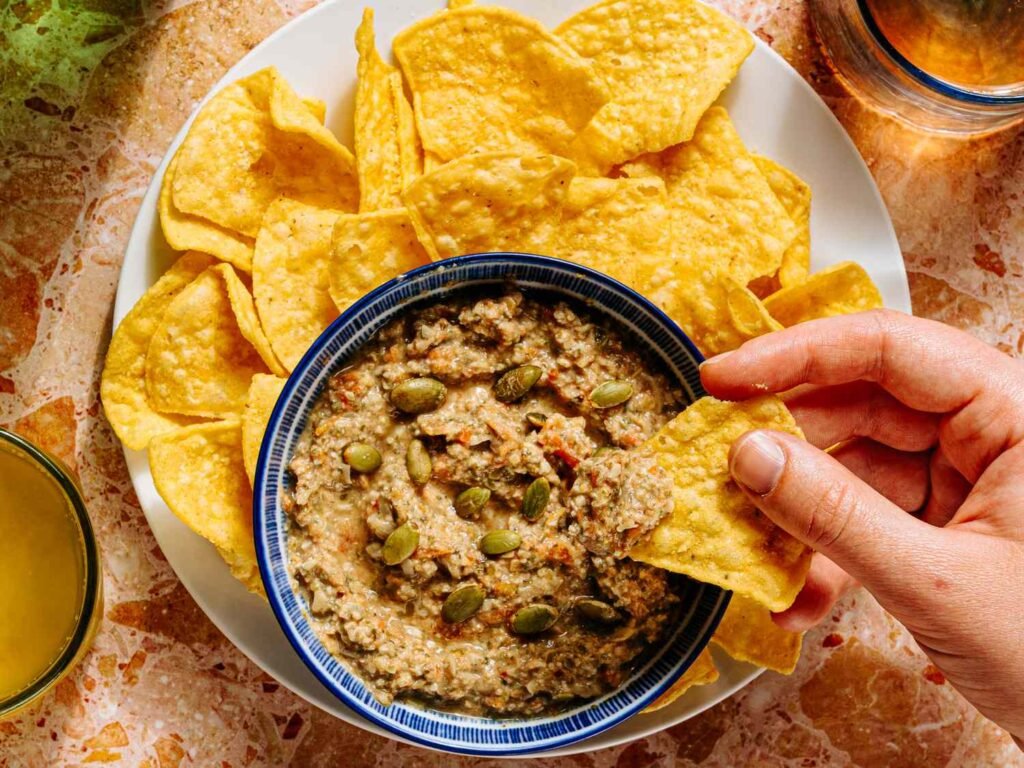 Sikil Pak (Maya Pumpkin Seed and Tomato Dip)