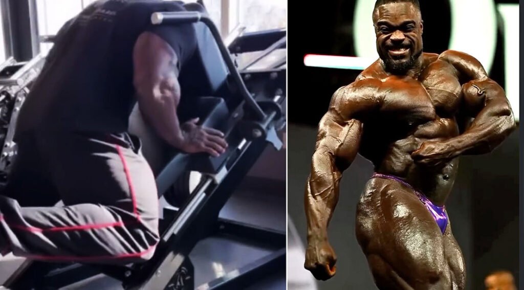 Brandon Curry Demos His 'Reverse Hack Sissy Squat'