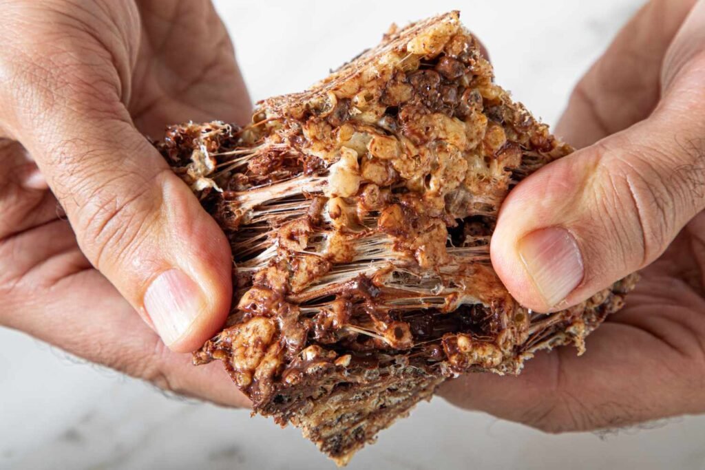 Malted Cocoa Rice Krispies Treats