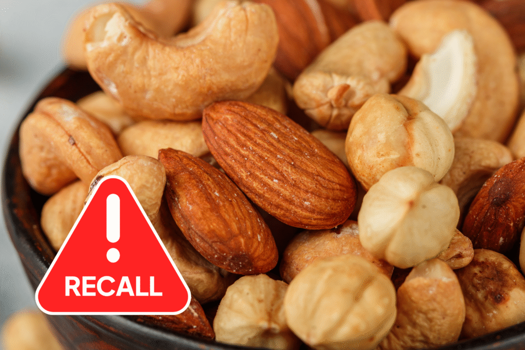 Mixed Nuts Recalled in 9 States Due to Salmonella Contamination Risk