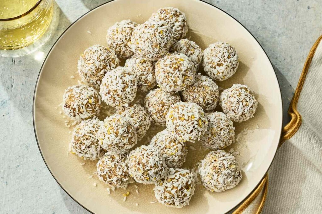 No-Added-Sugar Lemon Drop Energy Balls