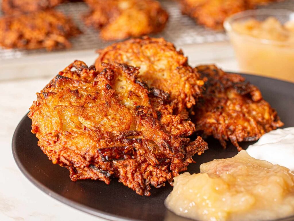 The Low-Effort, Pantry-Ingredient Hack That Guarantees Crisp, Golden Latkes Every Time