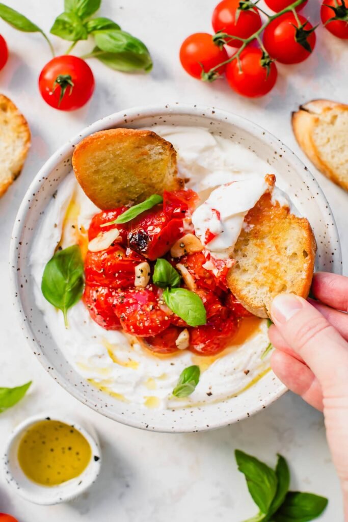 Whipped Ricotta Caprese Dip – Skinnytaste Whipped Ricotta Caprese Dip