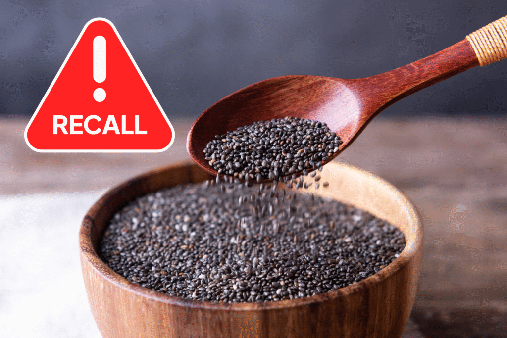 FDA Announces Recall of Chia Seeds Sold Nationwide—Products May Contain Salmonella