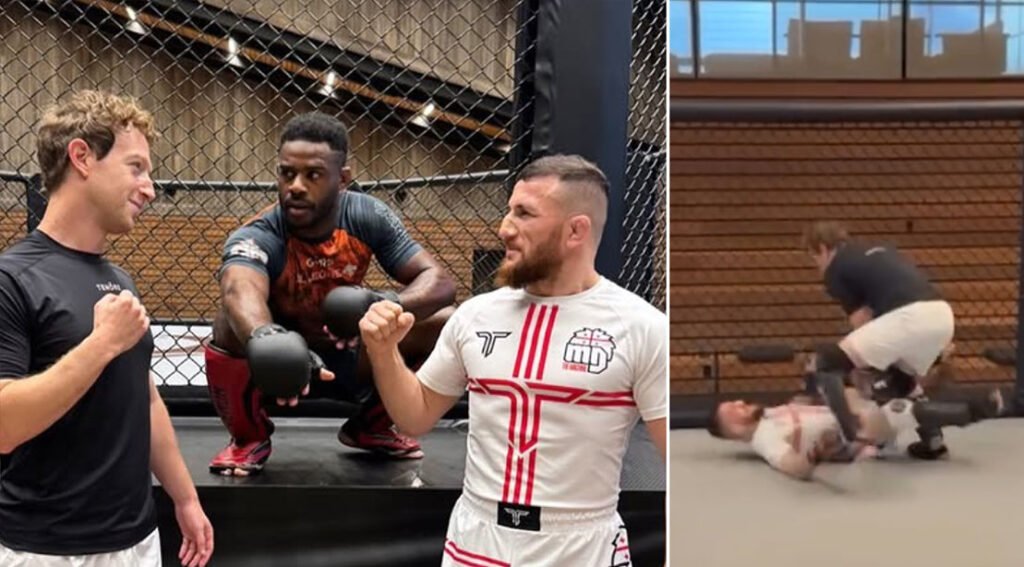 Mark Zuckerberg Steps In the Octagon With UFC Star Merab Dvalishvili