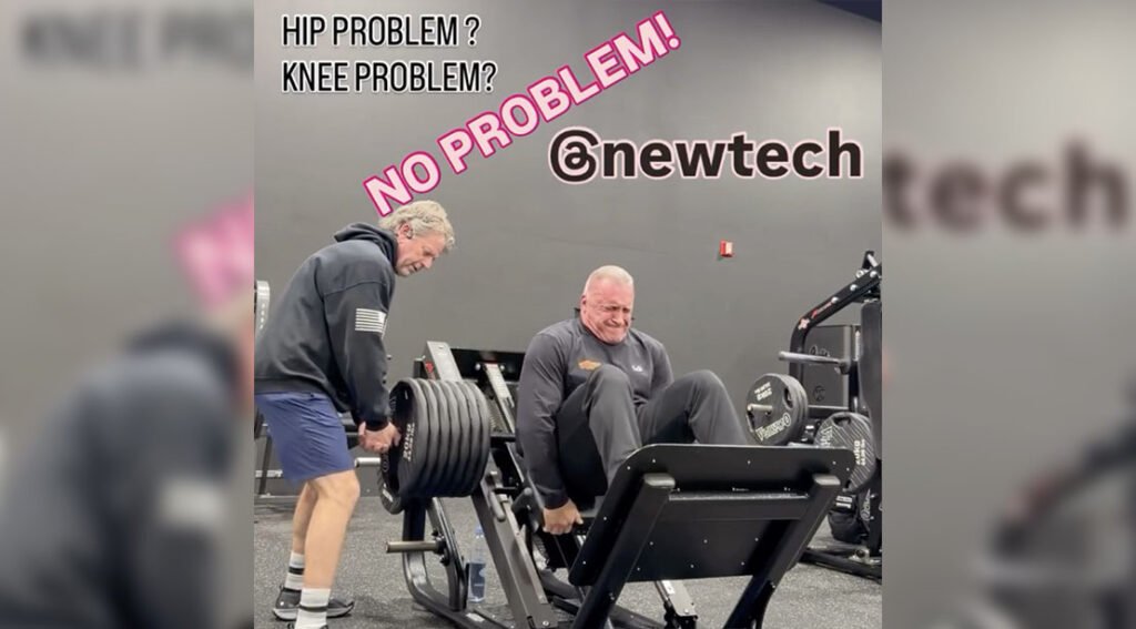 Milos Sarcev, 62, Hack Presses Seven Plates: Why the Hack Press Is a Joint-Friendly Leg Builder