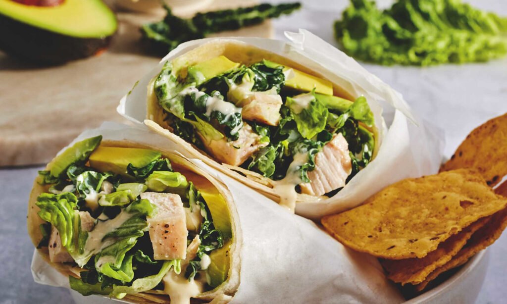 These Speedy Chicken Caesar Salad Wraps Pack 30+ Grams Of Protein These Speedy Chicken Caesar Salad Wraps Pack 30+ Grams Of Protein