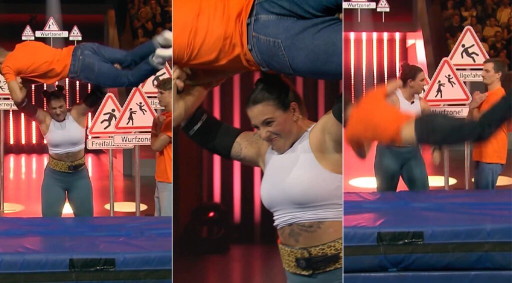 Sina Ruppenthal Sets Guinness World Record Throwing 10 Men