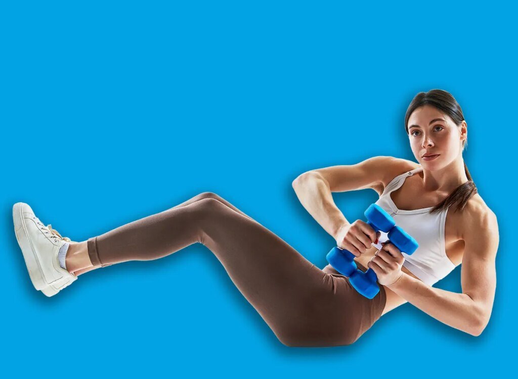 Core Exercises After 60 That Restore Strength With Dumbbells