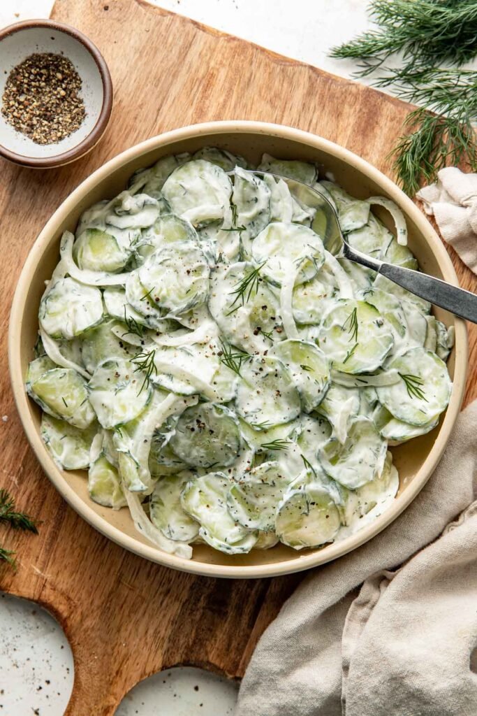 Creamy Cucumber Salad