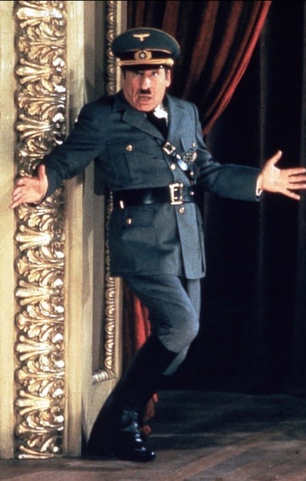 Mel Brooks in Nazi uniform in the 1983 film To Be or Not To Be, dressed as Hitler